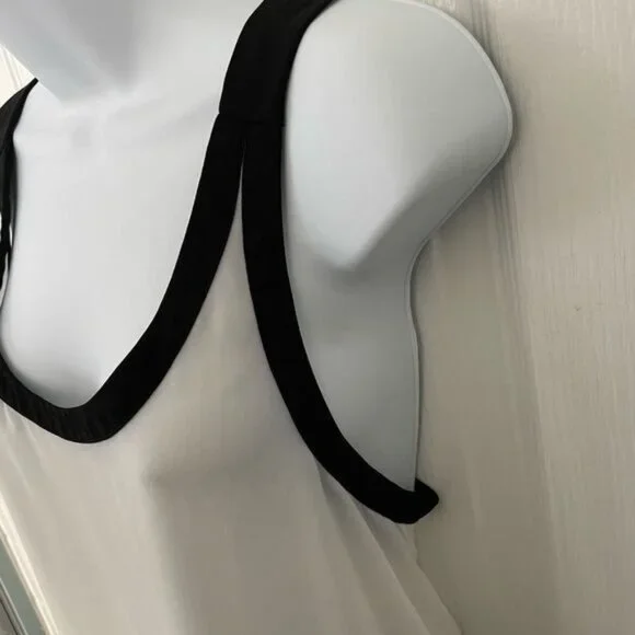 Express Tank Top Medium Mixed Media Sleeveless Old Money Minimalist Quiet Luxury - Picture 3 of 8